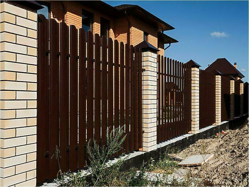 забор из штакетника 115м фото1 в Архангельске