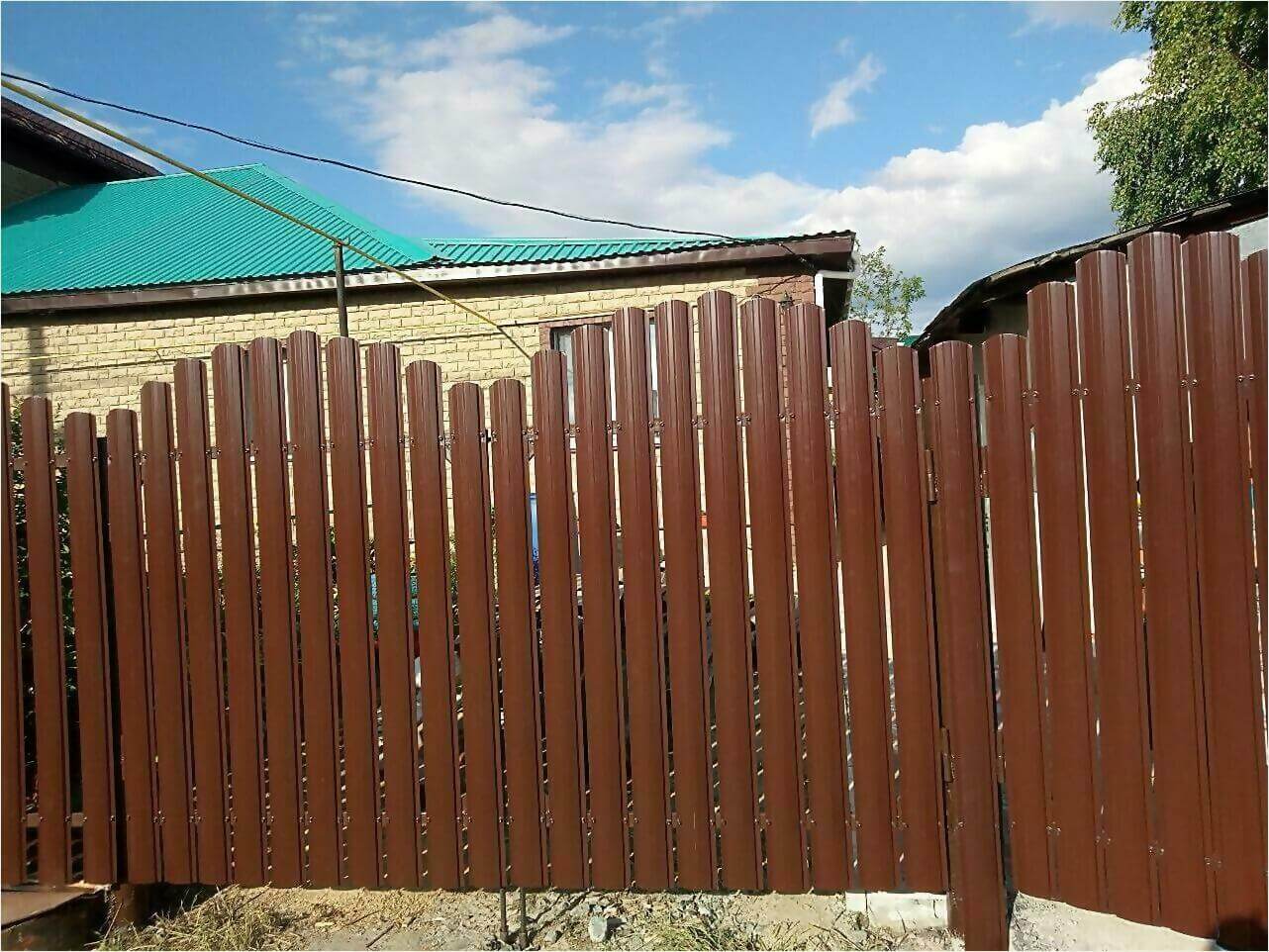 забор-ранчо из штакетника 70м фото3 в Архангельске