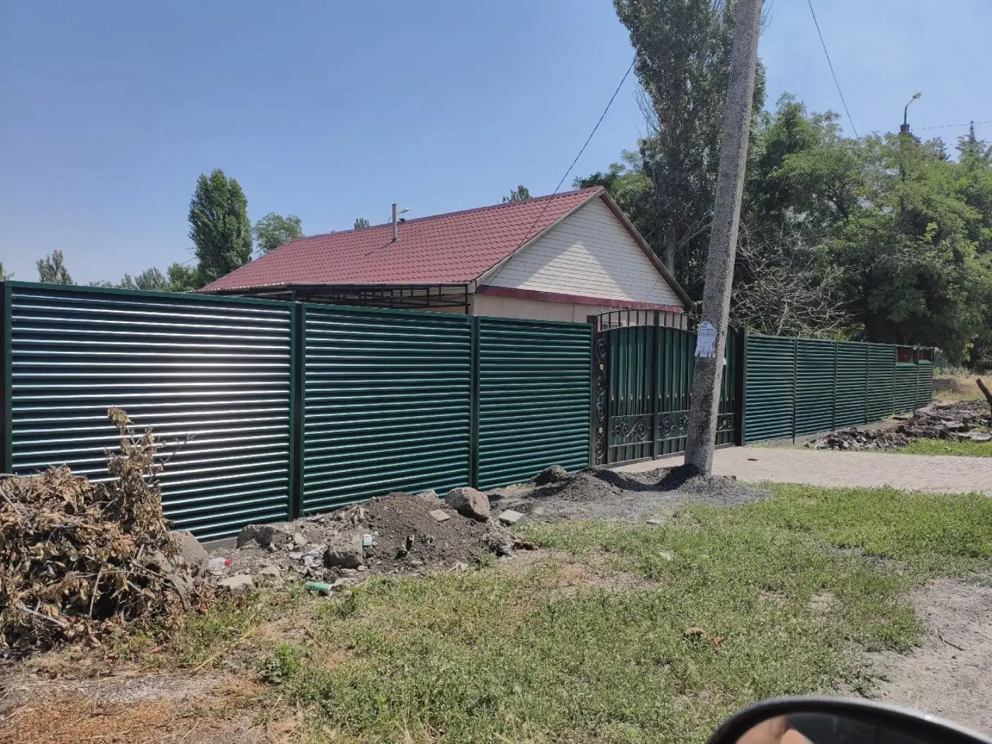 Забор-жалюзи из ламелей ЭКО-Z 24м RAL6005 Зеленый Мох фото 3 в Архангельске